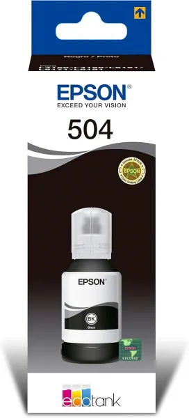 Refil de Tinta Epson T504 7.5K Preto - T ...