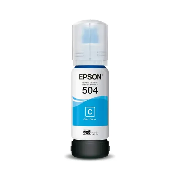 Refil de Tinta Epson T504 Ciano 6K - T50 ...
