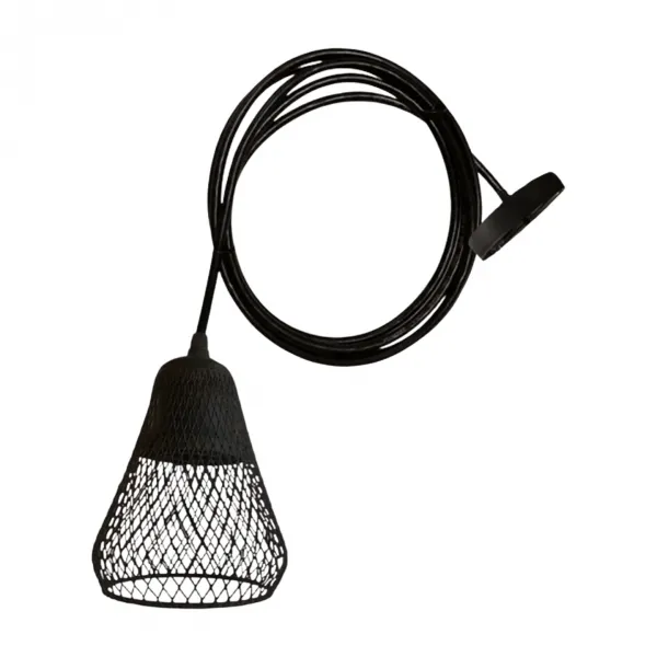 Pendente Cage Preto Retro Estilo Industri...