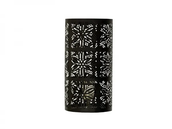 Abajur Flora Preto Taschibra E27 Metal Bi...