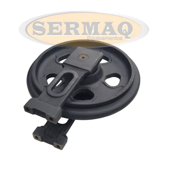 RODA GUIA ESTEIRA BORRACHA