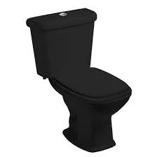 CONJ BACIA/CAIXA ACOPL FIT PLUS PRETO CELITE