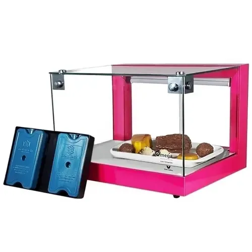 B-VF47 - Vitrine fria Beta 47cm Rosa com ...