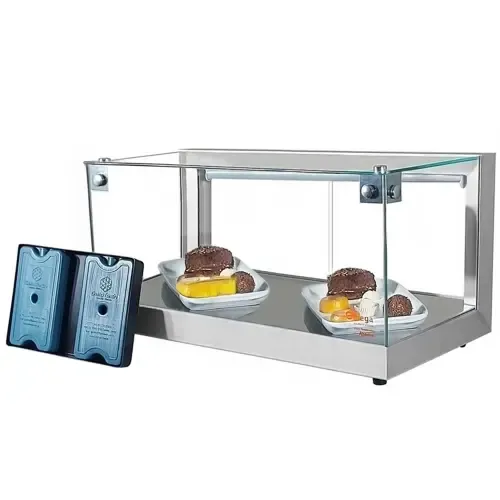 B-VF62 - Vitrine fria Beta 62cm  Prata co...
