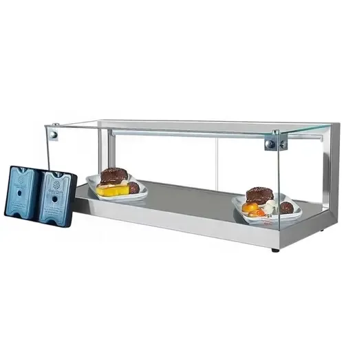 B-VF92 - Vitrine fria Beta 92cm Prata com...