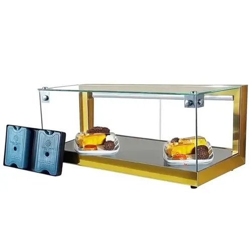 B-VF77 - Vitrine fria Beta 77cm Dourada c...