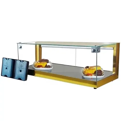 B-VF92 - Vitrine fria Beta 92cm Dourada c...