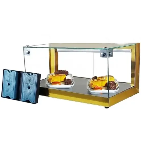 B-VF62 - Vitrine fria Beta 62cm Dourada c...