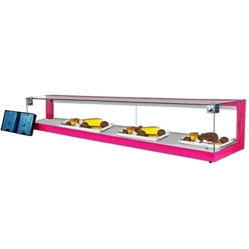 B-VF150 - Vitrine fria Beta 1,50m Rosa co...