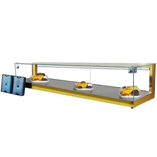 B-VF150 - Vitrine fria Beta 1,50m Dourada...