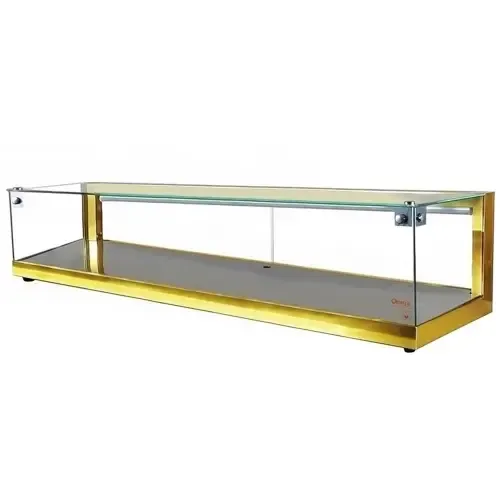 B-VF150 - Vitrine fria Beta 1,50m Dourada...
