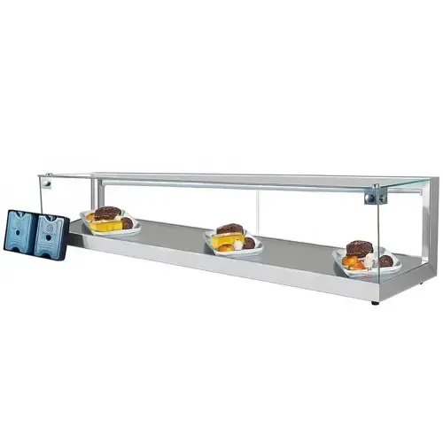 B-VF150 - Vitrine fria Beta 1,50m Prata c...