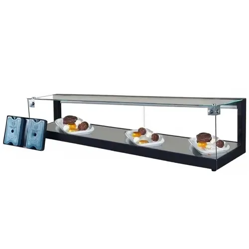 B-VF150 - Vitrine fria Beta 1,50m Preta c...