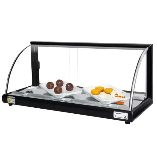 A-VF62 - Vitrine fria Alfa 62cm Preta com...