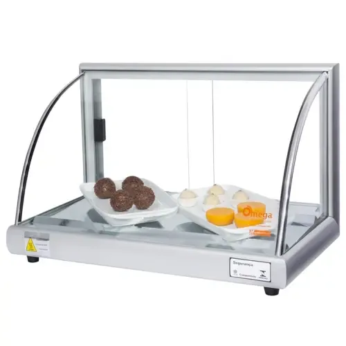 A-VF47 - Vitrine fria Alfa 47cm Prata com...