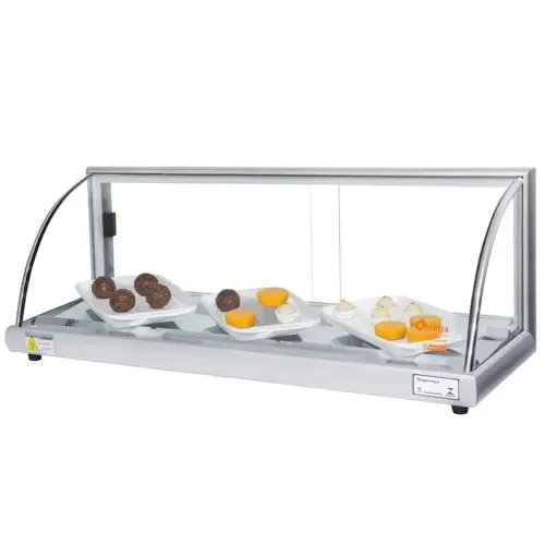 A-VF92 - Vitrine fria Alfa 92cm Prata com...