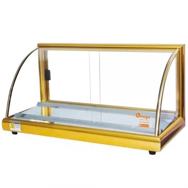 A-VF62 - Vitrine fria Alfa 62cm Dourada c...