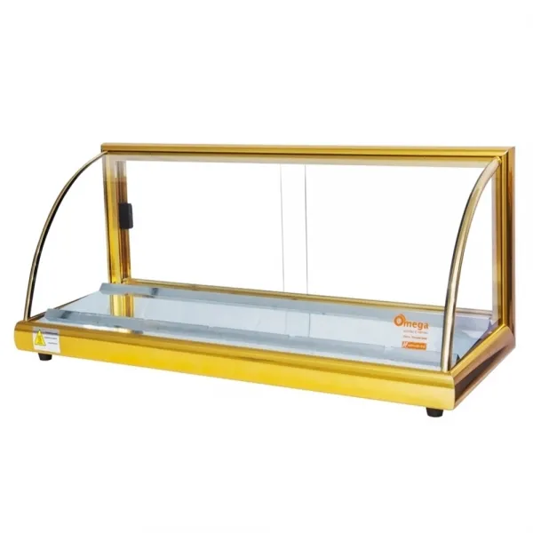 A-VF77 - Vitrine fria Alfa 77cm Dourada c...