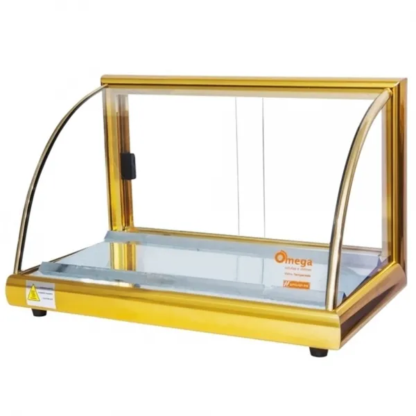 A-VF47 - Vitrine fria Alfa 47cm Dourada c...