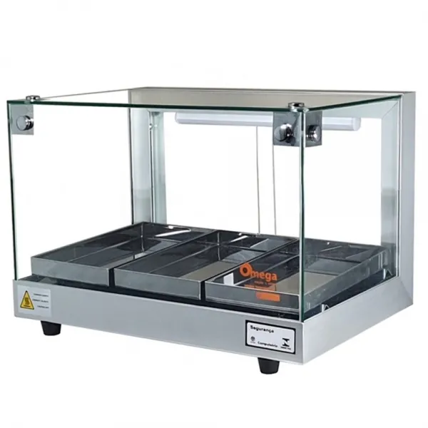 B-VN47 - Vitrine Neutra Beta 47cm Prata -...