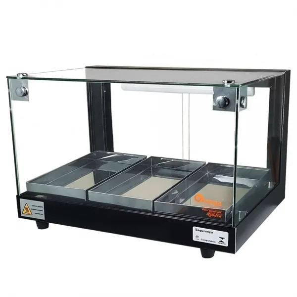 B-VN47 - Vitrine Neutra Beta 47cm Preta -...
