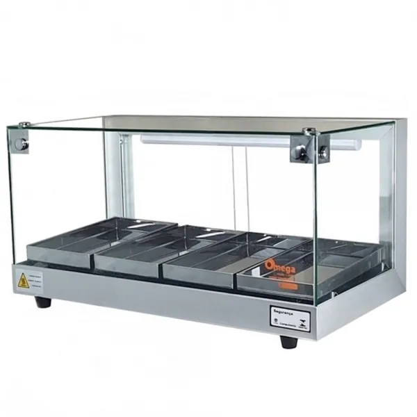 B-VN62 - Vitrine Neutra Beta 62cm Prata -...