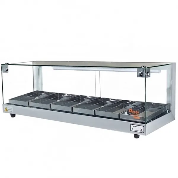 B-VN92 - Vitrine Neutra Beta 92cm Prata -...