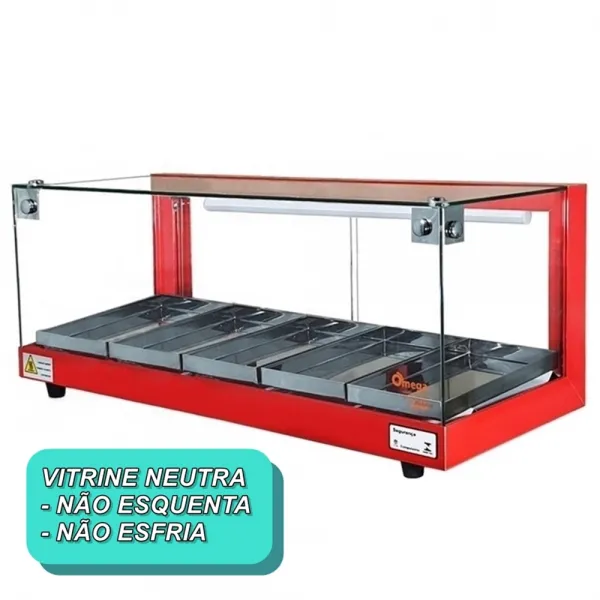 B-VN77 - Vitrine Neutra Beta 77cm Vermelh...