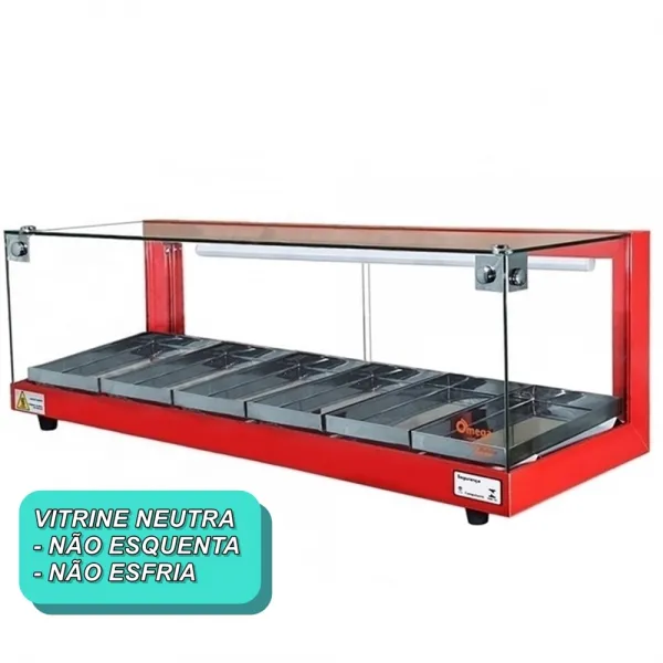 B-VN92 - Vitrine Neutra Beta 92cm Vermelh...