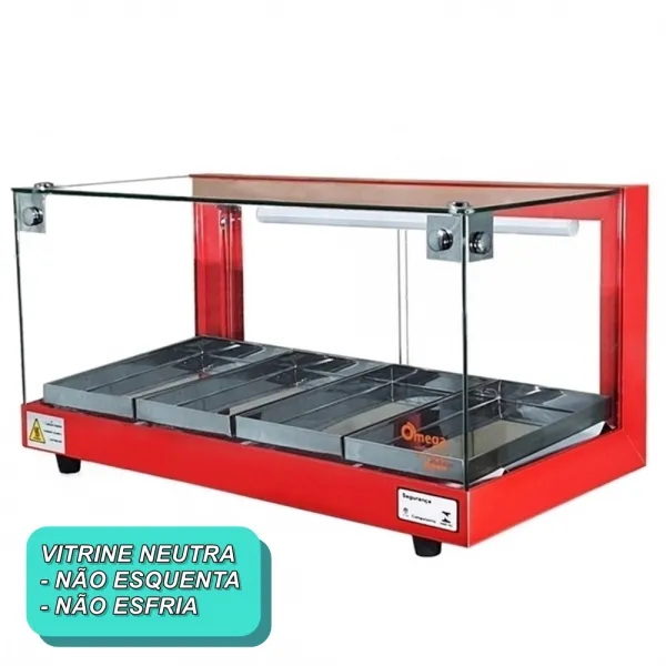 B-VN62 - Vitrine Neutra Beta 62cm Vermelh...