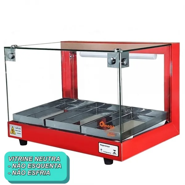 B-VN47 - Vitrine Neutra Beta 47cm Vermelh...