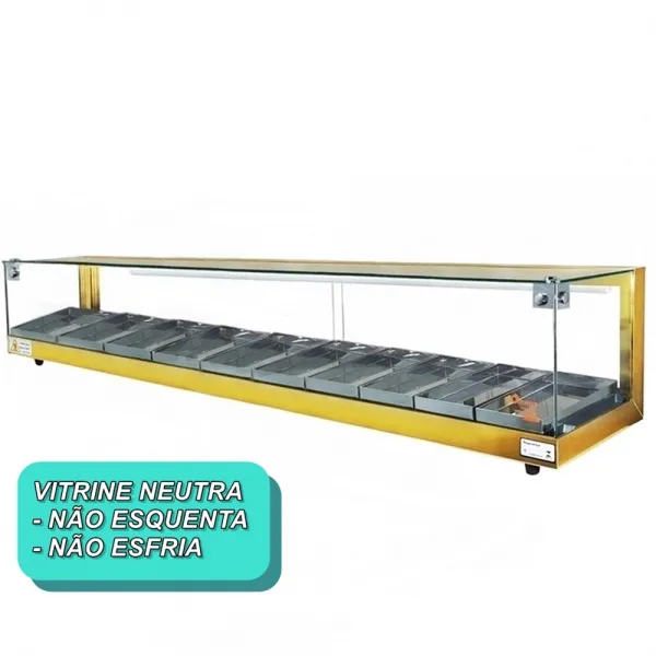 B-VN150 - Vitrine Neutra Beta 1,50m Doura...