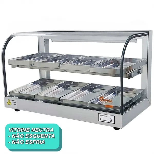 G-VND62 - Vitrine Neutra Gama Dupla 62cm ...