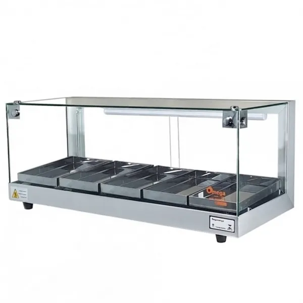 B-VN77 - Vitrine Neutra Beta 77cm Prata -...