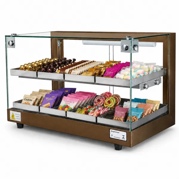 B-VND62 - Vitrine Neutra Beta Dupla 62cm ...