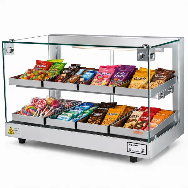 B-VND62 - Vitrine Neutra Beta Dupla 62cm ...