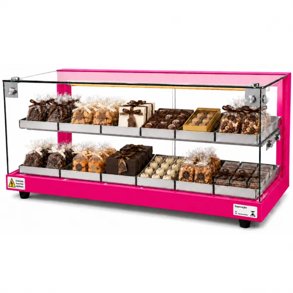 B-VND92 - Vitrine Neutra Beta Dupla 92cm ...