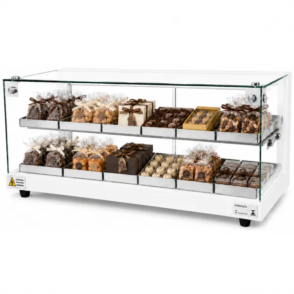 B-VND92 - Vitrine Neutra Beta Dupla 92cm ...