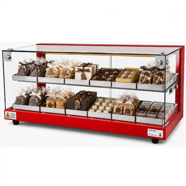 B-VND92 - Vitrine Neutra Beta Dupla 92cm ...