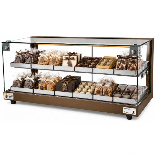 B-VND92 - Vitrine Neutra Beta Dupla 92cm ...