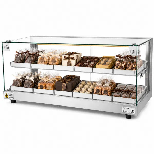 B-VND92 - Vitrine Neutra Beta Dupla 92cm ...