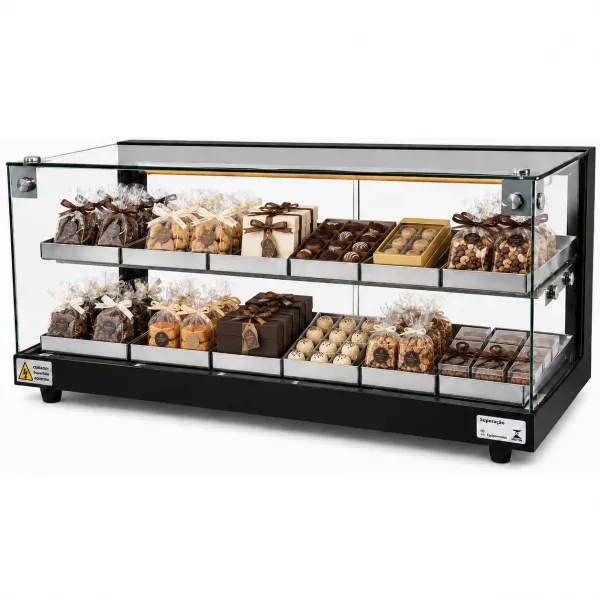 B-VND92 - Vitrine Neutra Beta Dupla 92cm ...