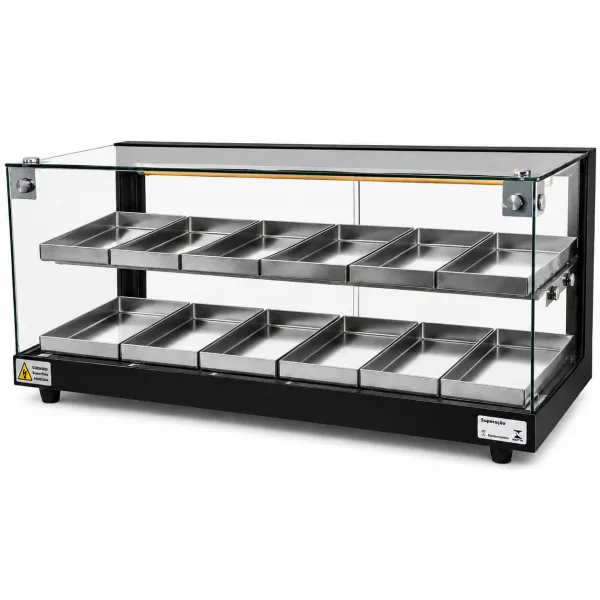 B-VND92 - Vitrine Neutra Beta Dupla 92cm ...