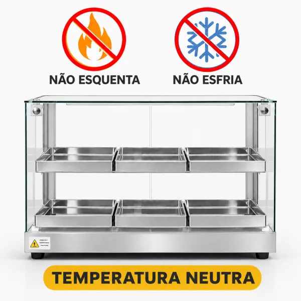 B-VND47 - Vitrine Neutra Beta Dupla 47cm ...