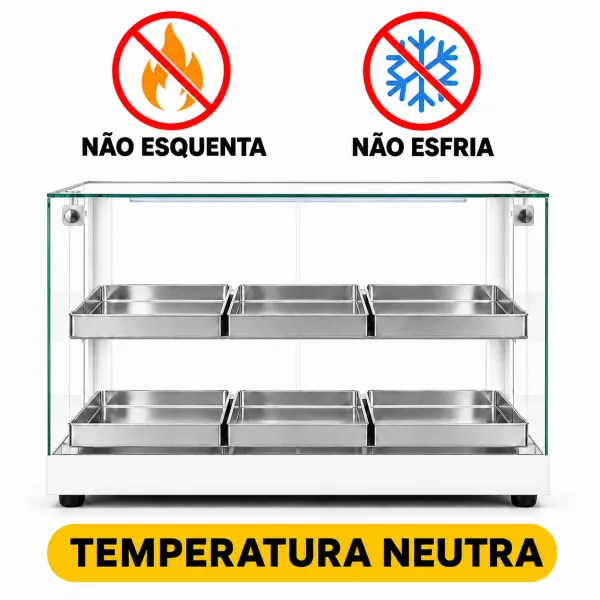 B-VND77 - Vitrine Neutra Beta Dupla 77cm ...