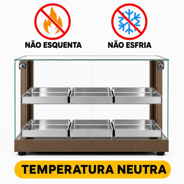 B-VND77 - Vitrine Neutra Beta Dupla 77cm ...