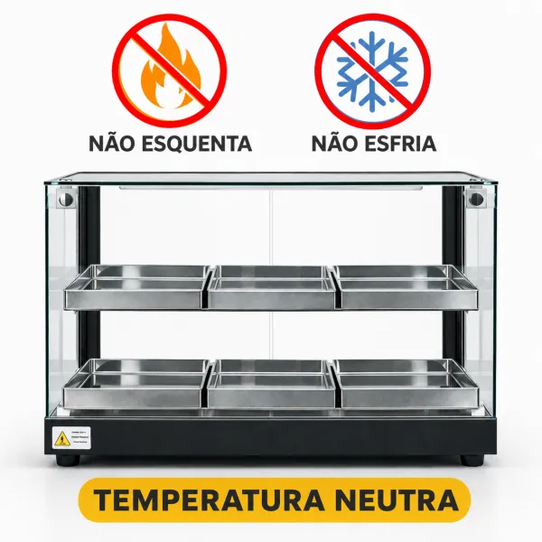 B-VND77 - Vitrine Neutra Beta Dupla 77cm ...