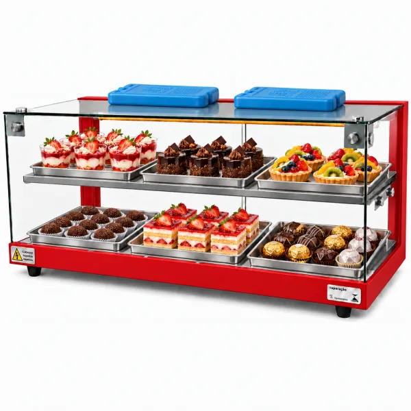 B-VFD92 - Vitrine fria Beta 92cm Dupla Ro...