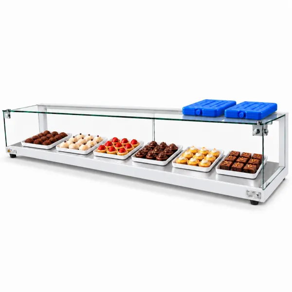 B-VF150 - Vitrine fria Beta 1,50m Rosa co...