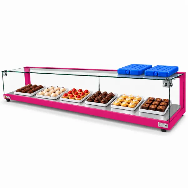 B-VF150 - Vitrine fria Beta 1,50m Rosa co...